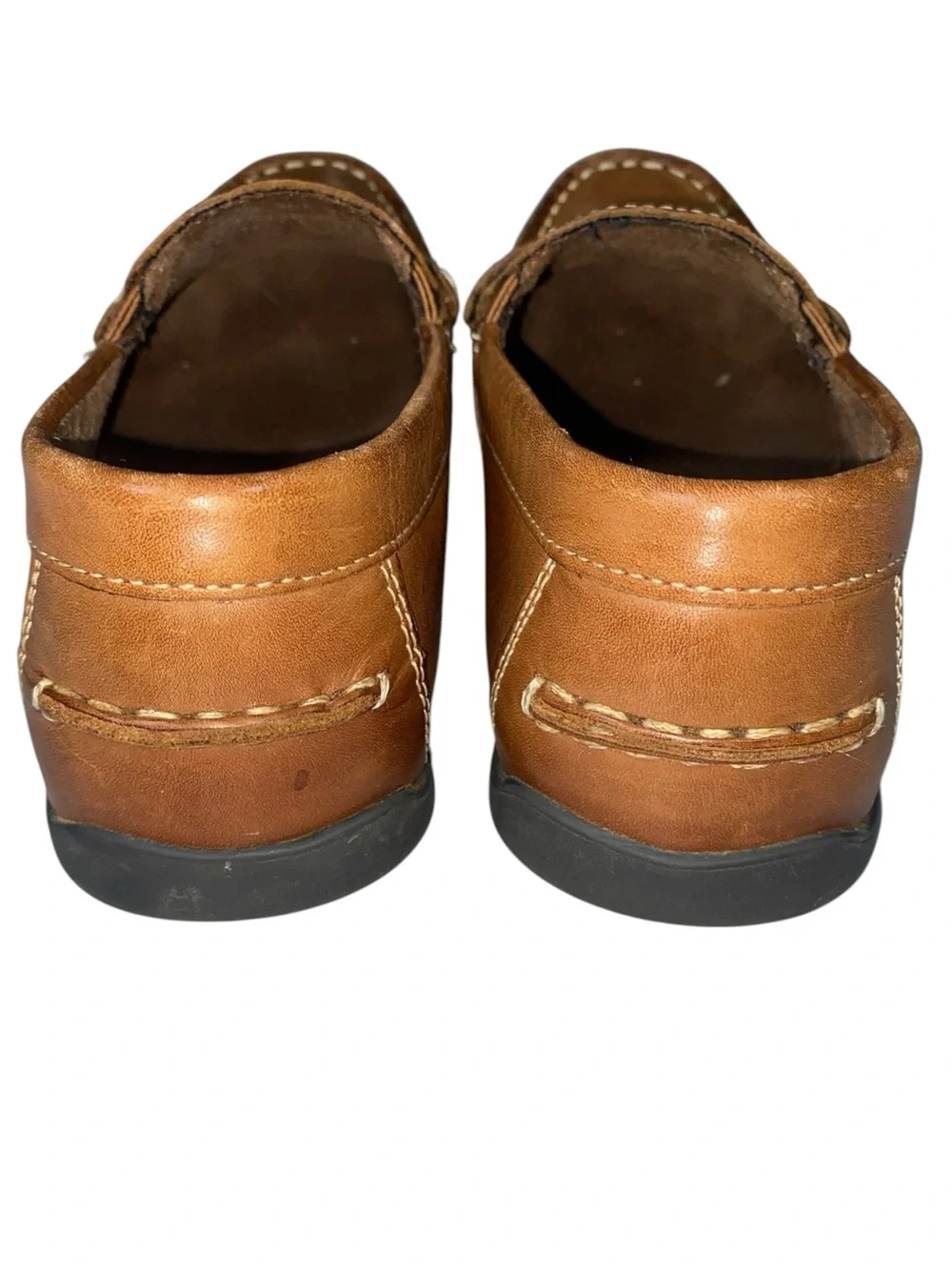Florsheim Jasper Driver Jr. Saddle Tan Boys Size 4.5 Penny Loafer Leather